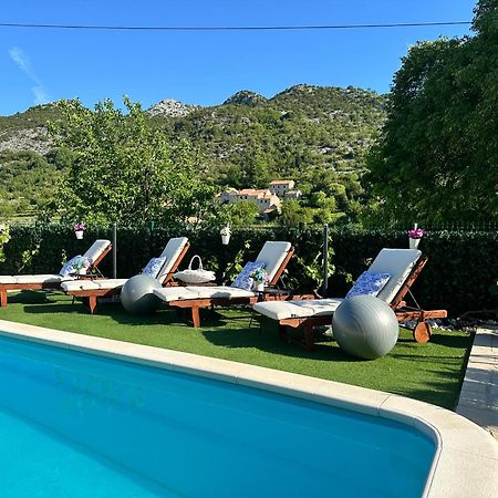 Villa Ivona With Swimming Pool And Jacuzzi Oslje Kültér fotó